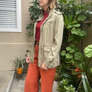 Olive green MAX Jeans military jacket
